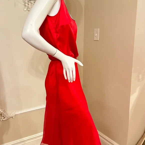 Escada Red Bolero Jacket  And Top Size 36 Flowy Skirt Size 34  / 3 Piece’s - Picture 9 of 15